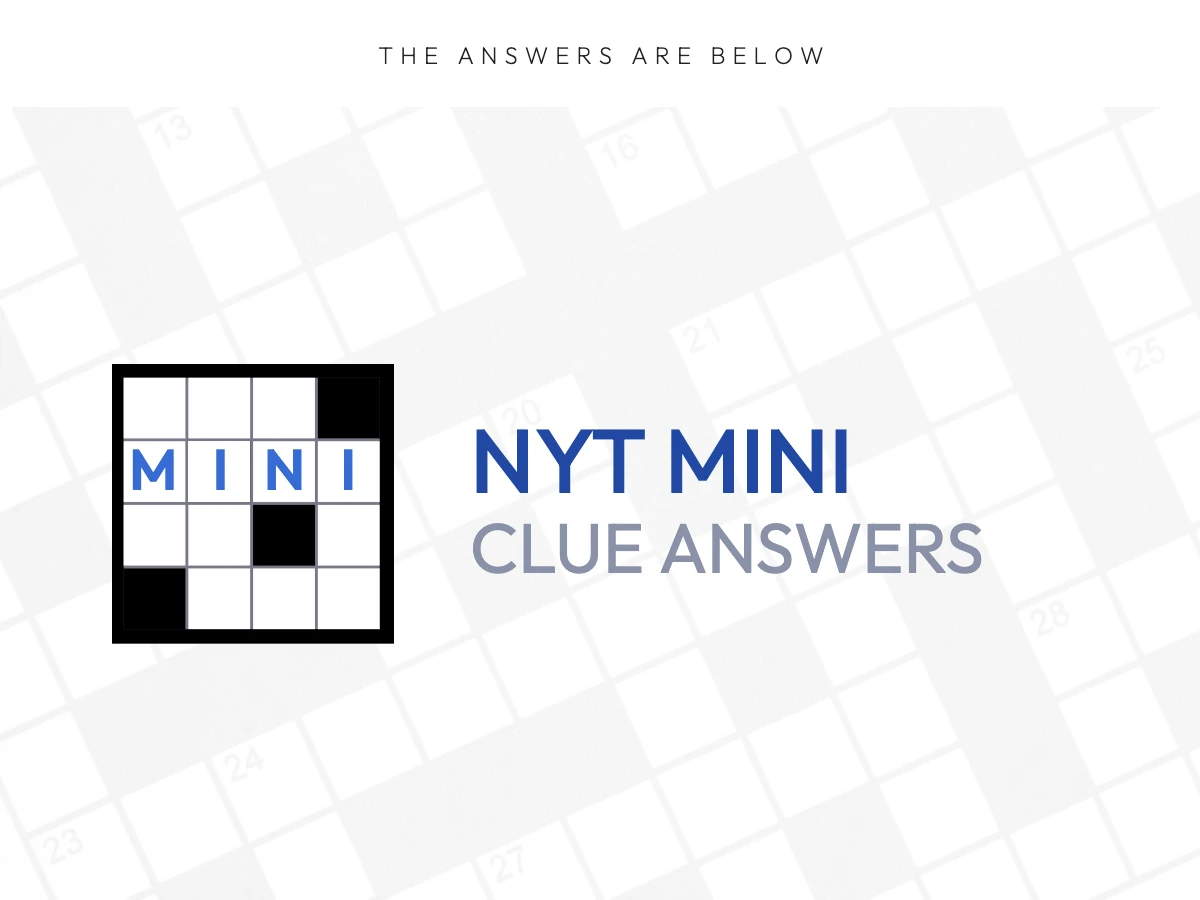 NYT Mini Clue Answer